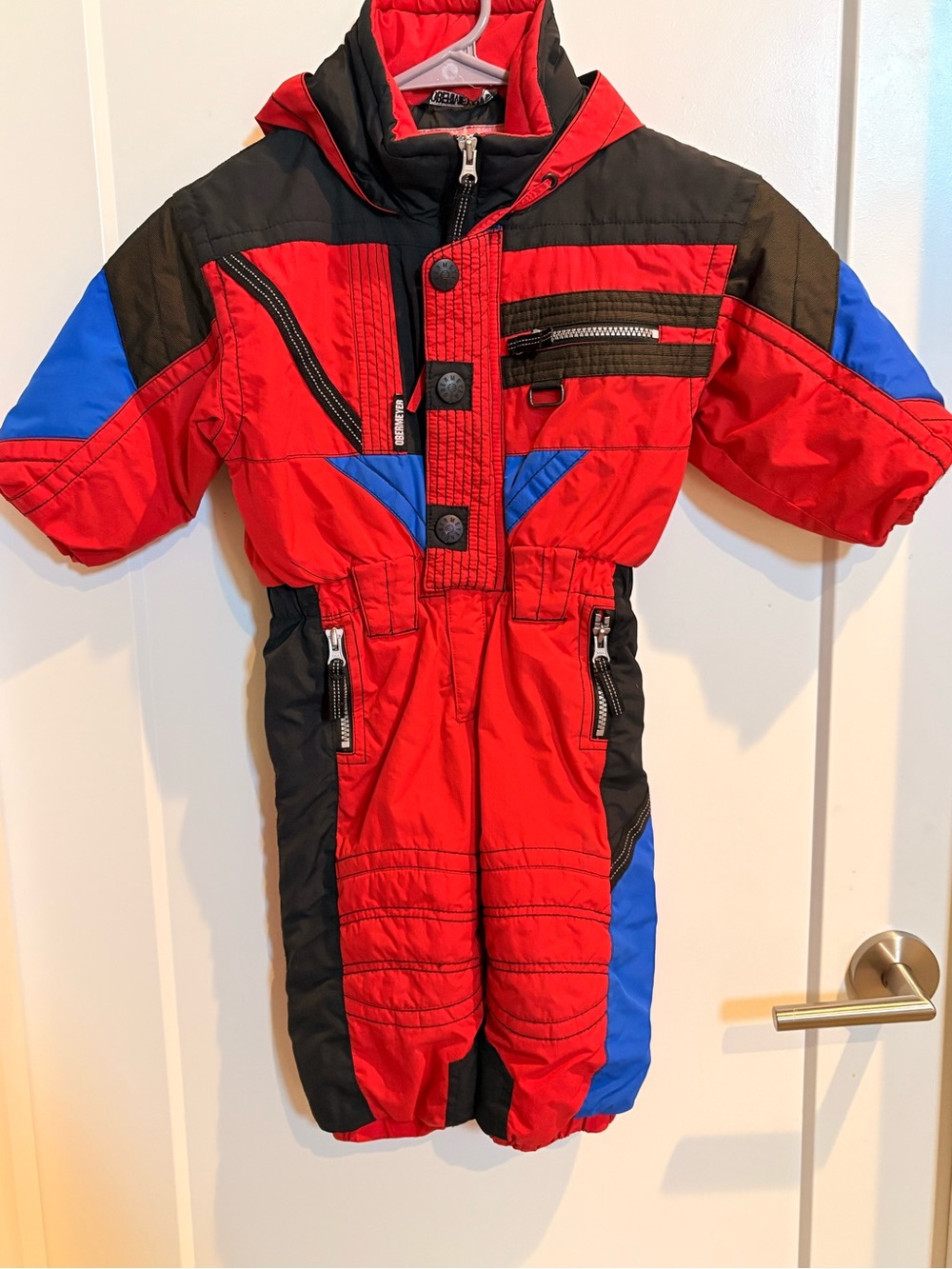 Obermeyer Kids Red Blue Black Jacket